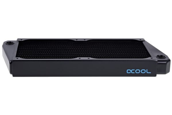 Alphacool 14229, Jäähdytin, Messinki, Terästä, Musta, 124 mm, 293 mm, 30 mm