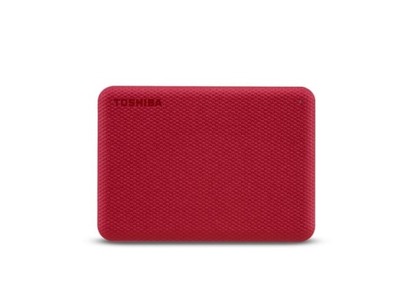 Toshiba Canvio Advance - Harddisk - 2 TB - ekstern (bærbar) - 2.5" - USB 3.2 Gen 1 - rød
