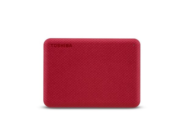 Toshiba Canvio Advance - Harddisk - 4 TB - ekstern (bærbar) - 2.5" - USB 3.2 Gen 1 - rød