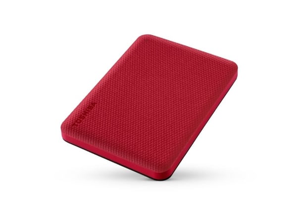 Toshiba Canvio Advance - Harddisk - 4 TB - ekstern (bærbar) - 2.5" - USB 3.2 Gen 1 - rød