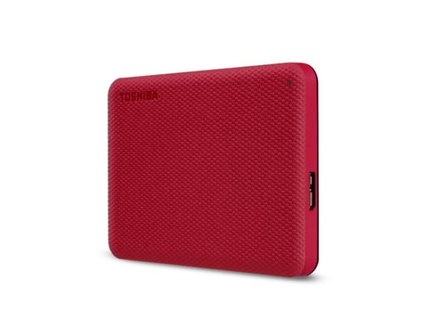 Toshiba Canvio Advance - Harddisk - 4 TB - ekstern (bærbar) - 2.5" - USB 3.2 Gen 1 - rød