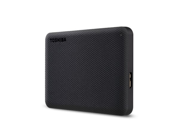 Toshiba Canvio Advance - Harddisk - 2 TB - ekstern (bærbar) - 2.5" - USB 3.2 Gen 1 - svart