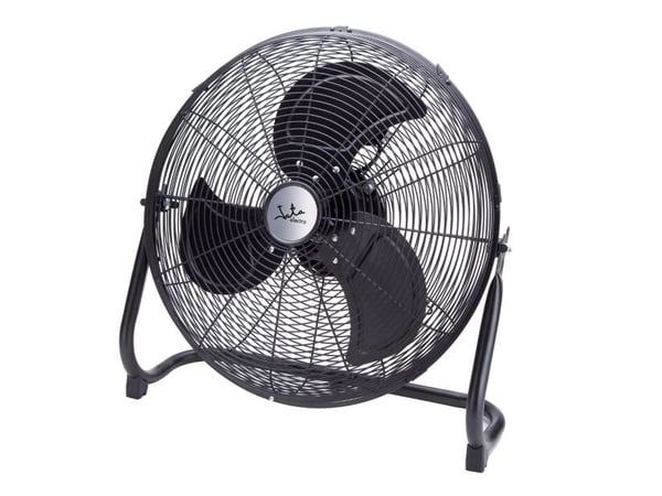 JATA VC3000, Kotitaloustuuletin lavoilla, Musta, Lattia, 62 dB, 50 cm, 10600 m³/h
