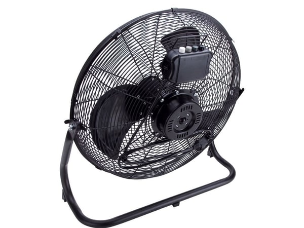 JATA VC3000, Kotitaloustuuletin lavoilla, Musta, Lattia, 62 dB, 50 cm, 10600 m³/h