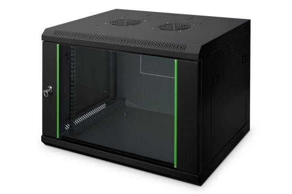 DIGITUS Dynamic Basic DN-19 07-U-EC-SW - Rack skap - veggmonterbar - RAL 9005 - 7U - 19"