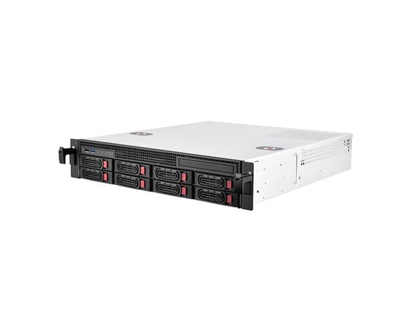 SilverStone RM21-308 - Rackmonterbar 2U - micro ATX - SATA/SAS - hot-swap - ingen strømforsyning (ATX / PS/2) - USB