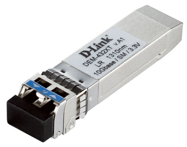 D-Link DEM 432XT - SFP+ transceivermodul - 10GbE - 10GBase-LR - opp til 10 km - for D-Link Data Center 10; DGS 3630; DXS 1100, 1210, 3400, 3600; We...