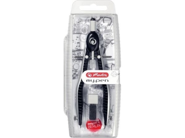 Herlitz 11122322, Sort, Grå