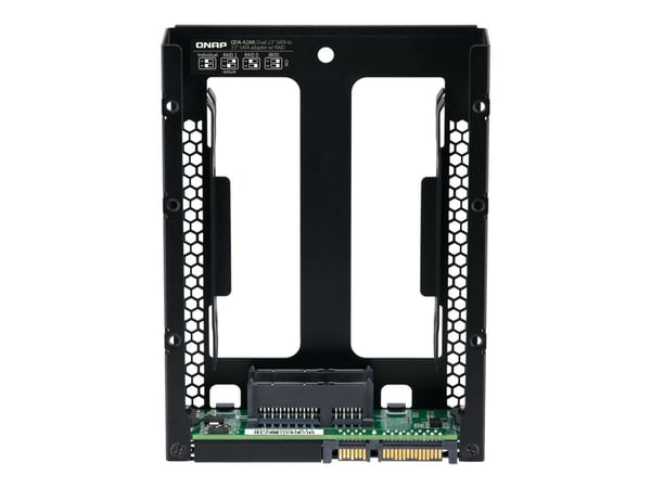 QNAP QDA-A2AR - Intern RAID-brønn - 3.5" to 2 x 2.5" - RAID JBOD, 0, 1 - SATA 6Gb/s
