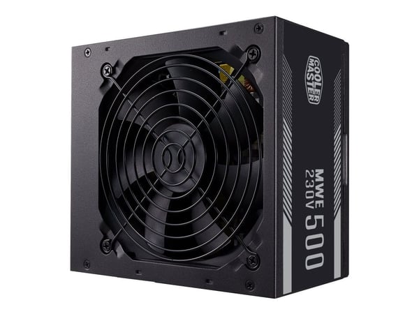 Cooler Master MWE White V2 500 - Strømforsyning (intern) - ATX12V 2.52/ EPS12V - 80 PLUS - AC 230 V - 500 watt - aktiv PFC - Europa