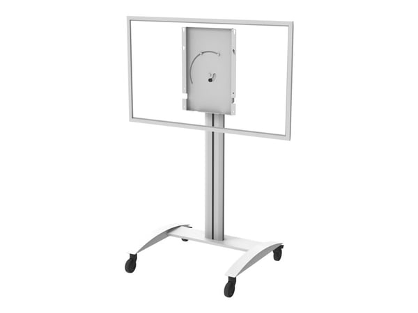 Peerless-AV SR560-FLIP2 - Vagn - för interaktiv plattskärm/LCD-skärm - aluminium - blankvit - skärmstorlek: 55", 65" - monteringsgränssnitt: 400 x ...