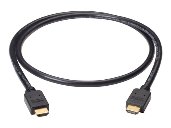Black Box HDMI M/M 1m, 1 m, HDMI-tyyppi A (vakio), HDMI-tyyppi A (vakio), 2000 x 4000 pikseliä, 3D, Musta