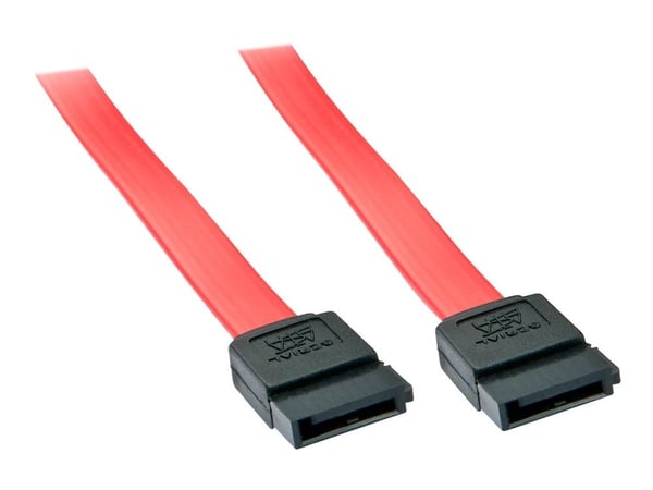 Lindy - SATA-kabel - Serial ATA 150/300/600 - SATA til SATA - 70 cm - rød
