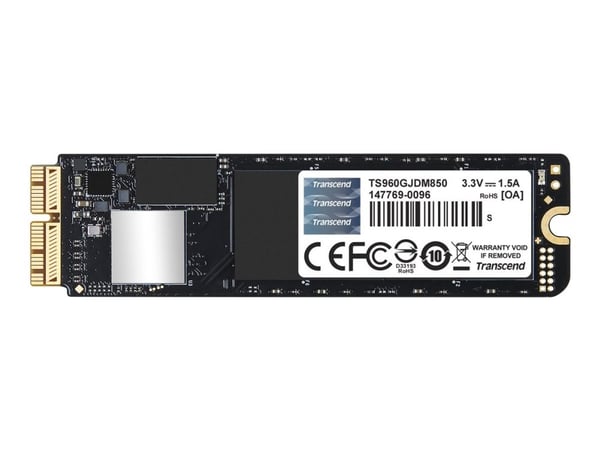 Transcend JetDrive 855 - SSD - 960 GB - ekstern (bærbar) - NVMe - Thunderbolt