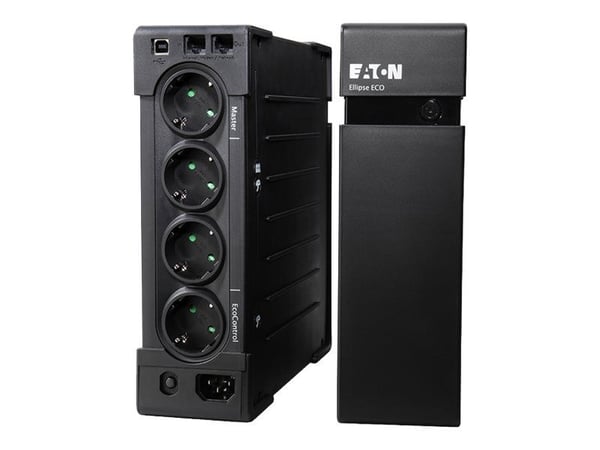 Eaton Ellipse ECO 1200 USB DIN - UPS (rackmonterbar/extern) - AC 230 V - 750 Watt - 1200 VA - USB - utgångskontakter: 8 - 2U - 19"