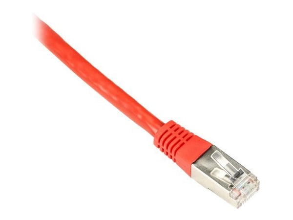 Black Box - Nettverkskabel - RJ-45 (hann) til RJ-45 (hann) - 90 cm - skjermet, beskyttet tvunnet parkabel (STTP) - CAT 6 - solid, flertrådet - rød