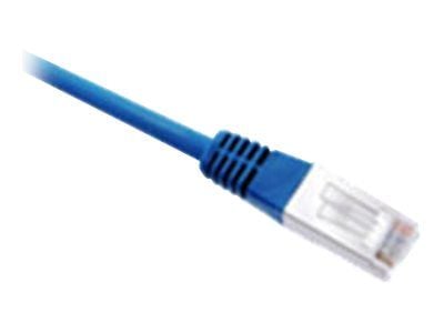 Black Box GigaTrue - Koblingskabel - RJ-45 (hann) til RJ-45 (hann) - 1 m - S/FTP - CAT 6a - med støvel, halogenfri, uten hindringer, flertrådet - blå
