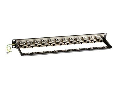 Black Box CAT6a - Koblingspanel - CAT 6a - 1U - 19" - 24 porter - TAA-samsvar