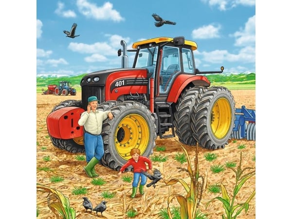 Ravensburger Puslespill 3x49 brikker - Giant Machines