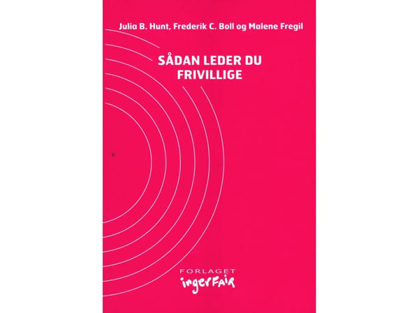 Hur man hanterar volontärer | Julia B. Hunt, Frederik C. Boll &amp; Malene Fregil | Språk: Danska