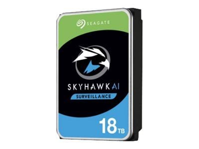 Seagate SkyHawk AI ST12000VE001 - Harddisk - 12 TB - intern - 3.5" - SATA 6Gb/s - buffer: 256 MB - med 3-års Seagate Rescue Data Recovery