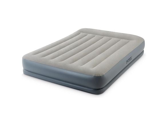 Intex DuraBeam Pillow Rest Mid-Rise, Dobbel Madrass, Rektangel, Inne & Ute, Innebygd luftpumpe
