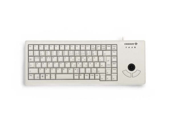 CHERRY XS G84-5400 - Tastatur - USB - Belgisk - lysegrå