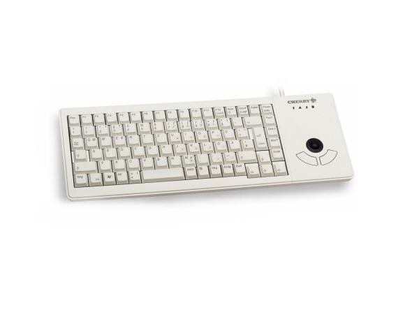 CHERRY XS G84-5400 - Tastatur - USB - Belgisk - lysegrå