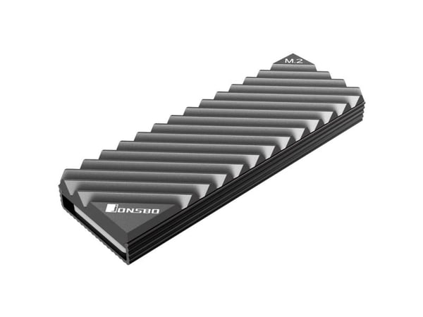 Jonsbo M.2-3 GREY, Heatsink/Radior, Sort, Grå, Grå