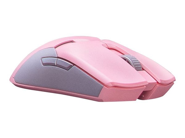 Razer Viper Ultimate, Oikeakätinen, Optinen, RF Wireless + USB Type-C, 20000 DPI, Vaaleanpunainen