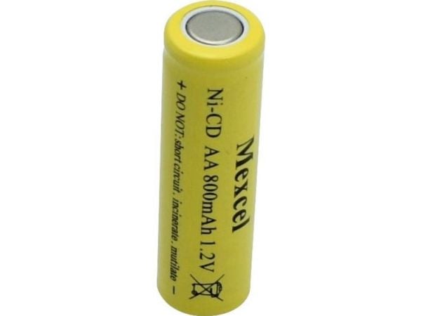 Mexcel DAA800B Erikoisparisto R6 (AA) Flat-Top NiCd 1,2 V 800 mAh