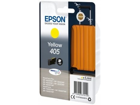 Epson 405 - 5.4 ml - gul - original - blære med RF/lyd-alarm - blekkpatron - for WorkForce WF-7310, 7830, 7835, 7840; WorkForce Pro WF-3820, 3825, ...