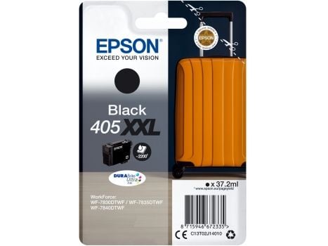 Alkuperäinen Epson 405XXL mustepatruuna - 37,2 ml - musta