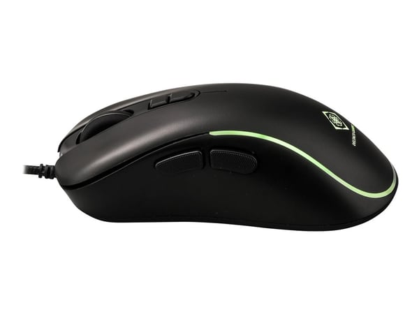 DELTACO GAMING DM120 - Mus - ergonomisk - kablet - USB