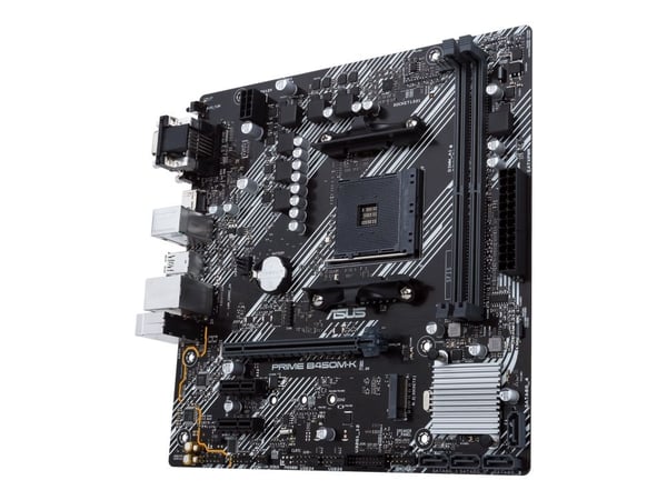 ASUS PRIME B450M-K II - Hovedkort - micro ATX - Socket AM4 - AMD B450 Chipset - USB 3.2 Gen 1 - Gigabit LAN - innbygd grafikk (CPU kreves) - HD-lyd...