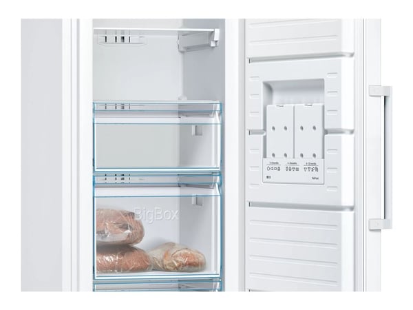 Bosch Serie | 4 GSN36VWEP - Fryser - stående - bredde: 60 cm - dybde: 65 cm - høyde: 186 cm - 242 liter - Klasse E - hvit
