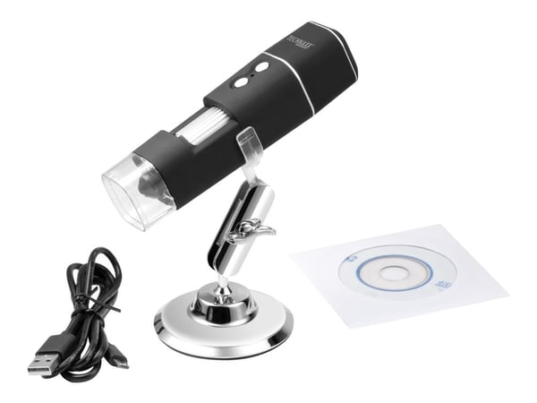 Technaxx TX-158 - Mikroskop - håndholdt - farge - 1920 x 1080 - 1080p - fastfokal - trådløs - Wi-Fi - USB 2.0