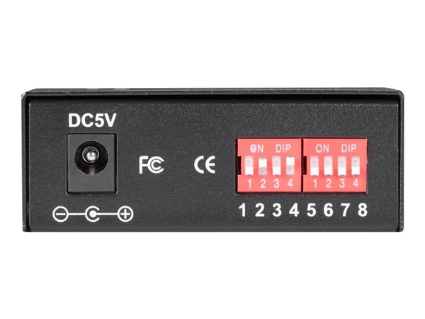 Black Box Pure Networking Kupari-kuitu mediamuunnin 10/100BASE-TX - 100BASE-FX, Multimode SC, 1310-nm, 2-km - Fibermedieomformer - 100Mb LAN - 10Ba...