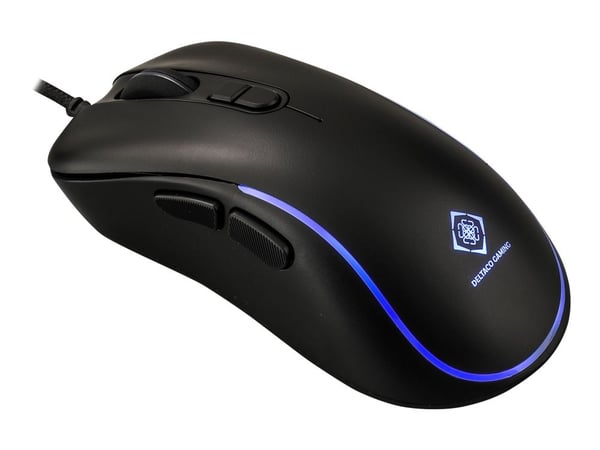DELTACO GAMING DM120 - Mus - ergonomisk - kablet - USB
