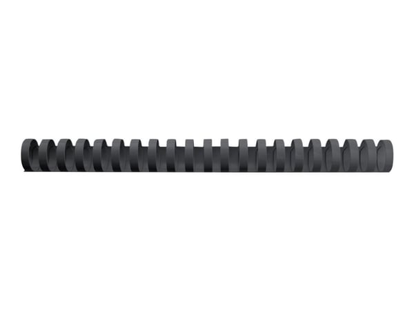 GBC CombBind - 22 mm - 21 ringar - A4 (210 x 297 mm) - 195 ark - svart - 100 stk plastbindningskam - för P/N: 2101435, 4400399, IB271106, IB271717