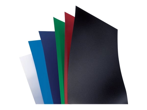 GBC PolyOpaque - A4 (210 x 297 mm) - 300 mikron - svart - 100 stk polypropylenbindningsskydd - för IBICO CombBind ibiMaster 250e