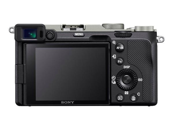 Sony a 7C, 24,2 MP, 6000 x 4000 pikseliä, CMOS, 4K Ultra HD, Kosketusnäyttö, Musta, Hopea