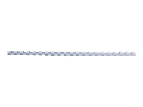 GBC CombBind - 8 mm - 21 ringar - A4 (210 x 297 mm) - 45 ark - vit - 100 stk plastbindningskam - för CombBind ibiMaster 250e