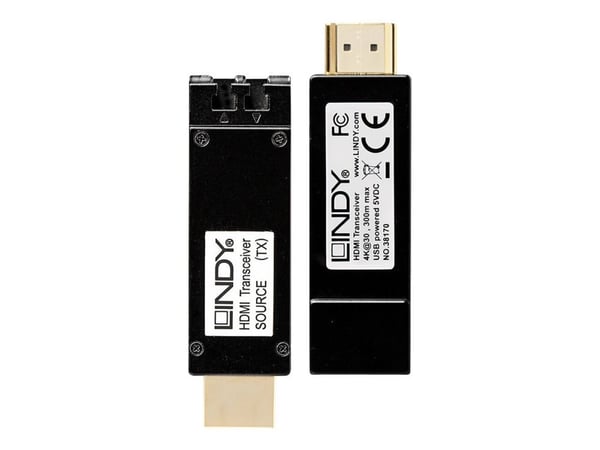 LINDY Fibre Optic HDMI Extender - Video/lyd-forlenger - HDMI - opp til 300 m