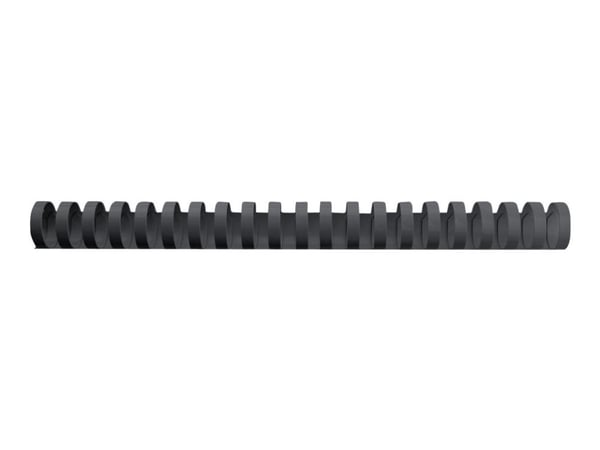 GBC CombBind - 19 mm - 21 ringer - A4 (210 x 297 mm) - 165 ark - svart - 100 stk plastbindekam