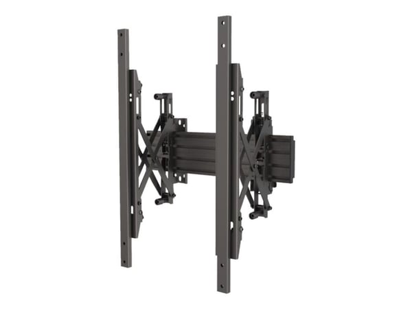 Multibrackets M Pro Series M Push in Pop Out Extender Kit 600 - Monteringskomponent (utvidelsesbraketter) - for flatpanel - SPCC-stål - svart - skj...