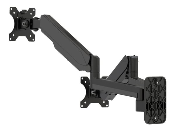 Multibrackets M Monitormount Wall Basic Dual - Monteringssats (2 vridbara armar, 2 VESA-plattor) - fullständig rörelse - för 2 LCD-skärmar / böjd L... Multibrackets M Monitormount Wall Basic Dual - Monteringssats (2 vridbara armar, 2 VESA-plattor) - fullständig rörelse - för 2 LCD-skärmar / böjd L...