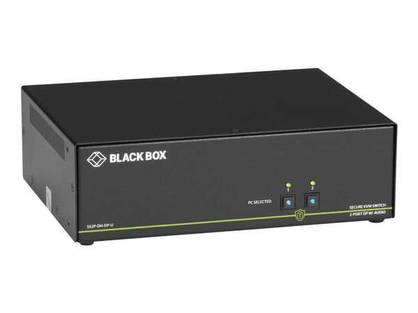 Black Box SECURE NIAP 3.0 KVM SWITCH - DUAL-HEAD, DISPLAYPORT, 4K, 2-PORT