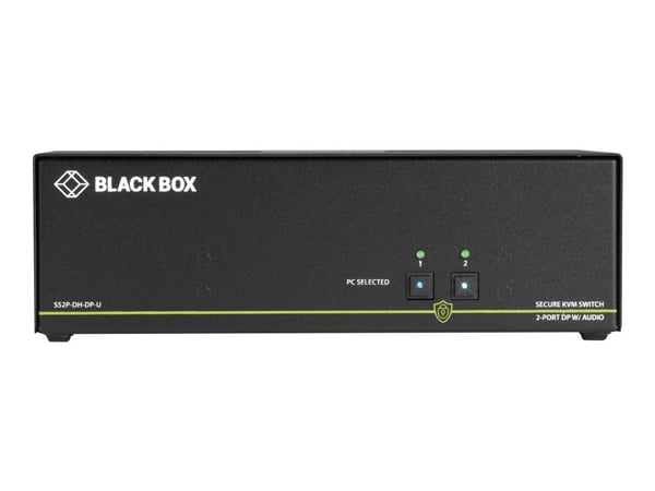 Black Box SECURE NIAP 3.0 KVM SWITCH - DUAL-HEAD, DISPLAYPORT, 4K, 2-PORT