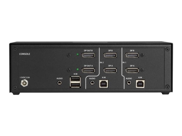 Black Box SECURE NIAP 3.0 KVM SWITCH - DUAL-HEAD, DISPLAYPORT, 4K, 2-PORT